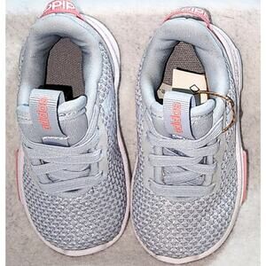 Adidas Tennis Shoe Racer TR 2.01 Kids Size 4K Shoes Grey & Pink